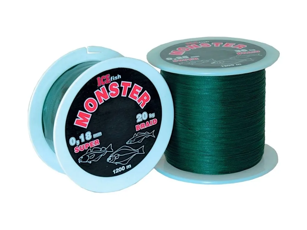 Vrácení Zdarma Pletená šňůra ICE Fish Monster Super Braid 1000 - 1200 m