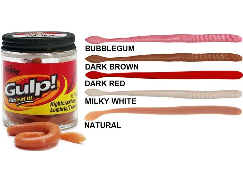 Akční Nabídka Berkley Gulp Alive Nightclawler rousnice 15 cm - 10 ks