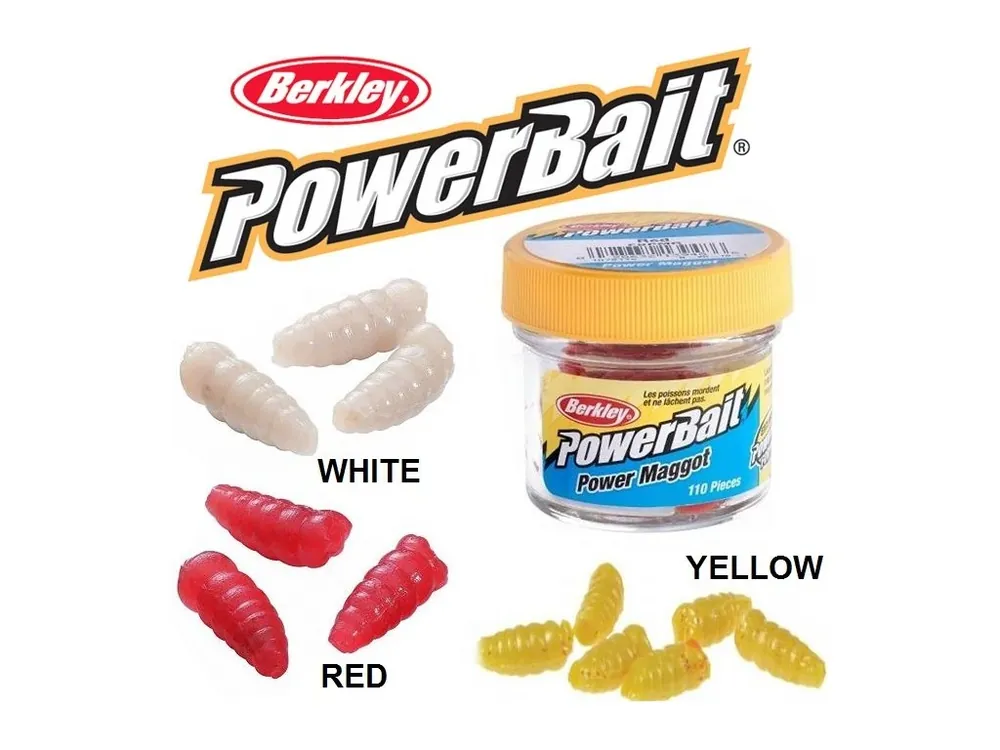 Originální Berkley PowerBait Micro Power Maggots červi 1 cm - 110 ks