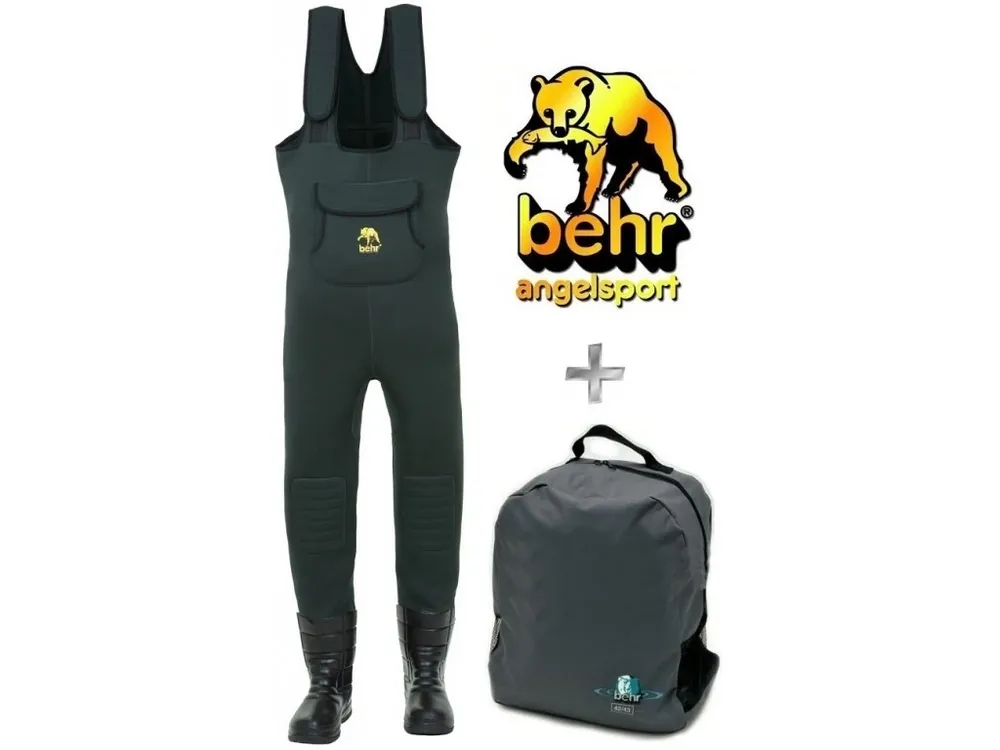 Behr brodící kalhoty Titanium Neopren Wathose 4 mm Sezónní Sleva