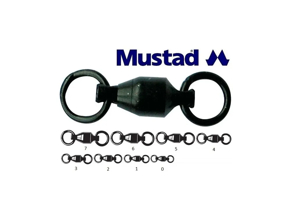 Pevnostní obratlíky s ložiskem Mustad 77250 Sezónní Sleva