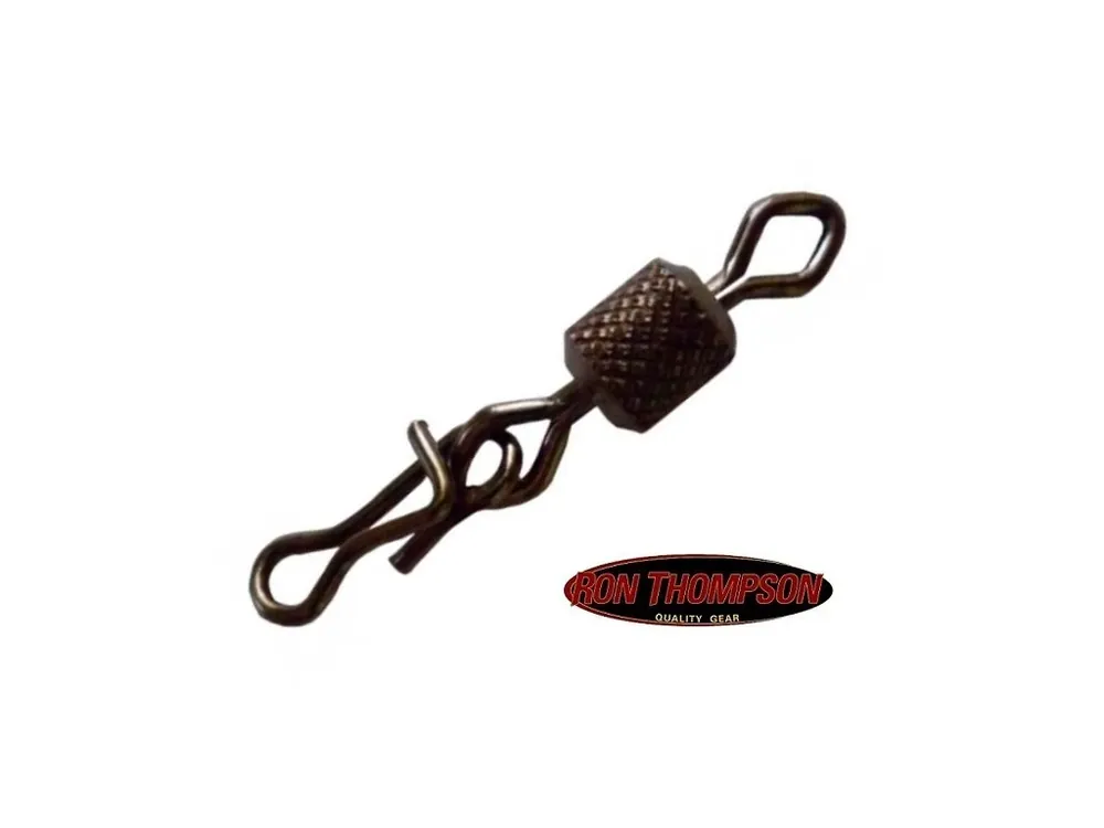 Omezená Nabídka Obratlíky s karabinkou Ron Thompson Fast Clip With Swivel - 10 ks