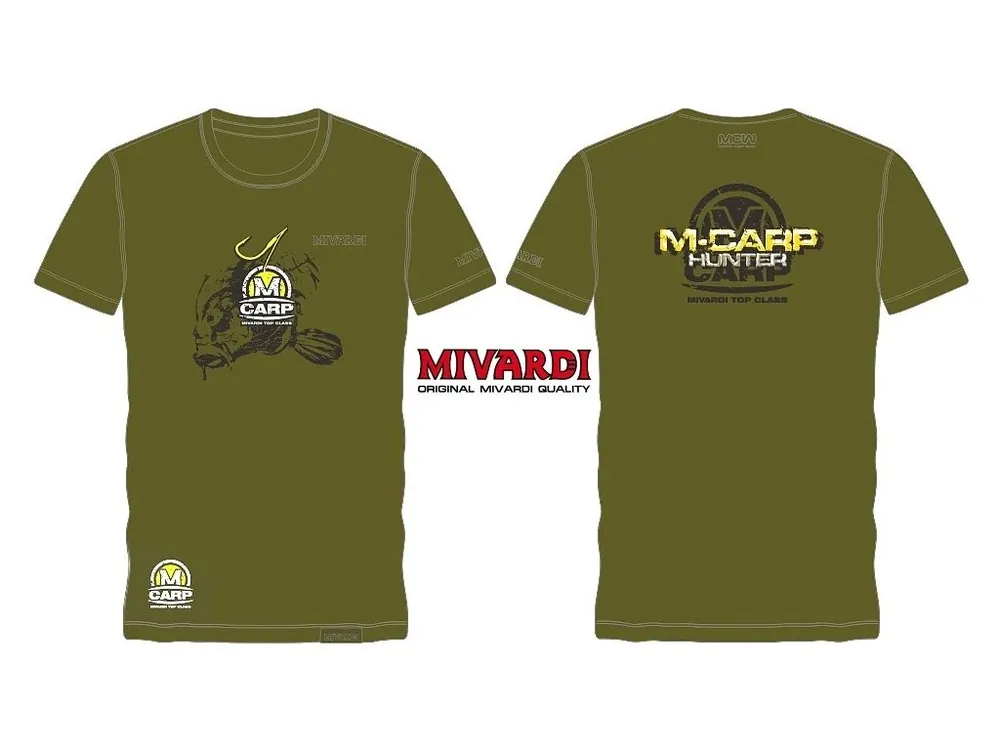 Sleva Mivardi rybářské tričko MCW M-Carp