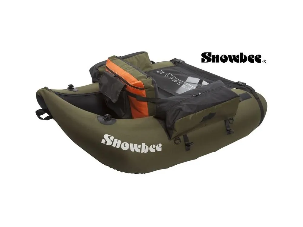 Expresní Doručení Snowbee Belly Boat Float Tube Kit + pumpa a ploutve zdarma