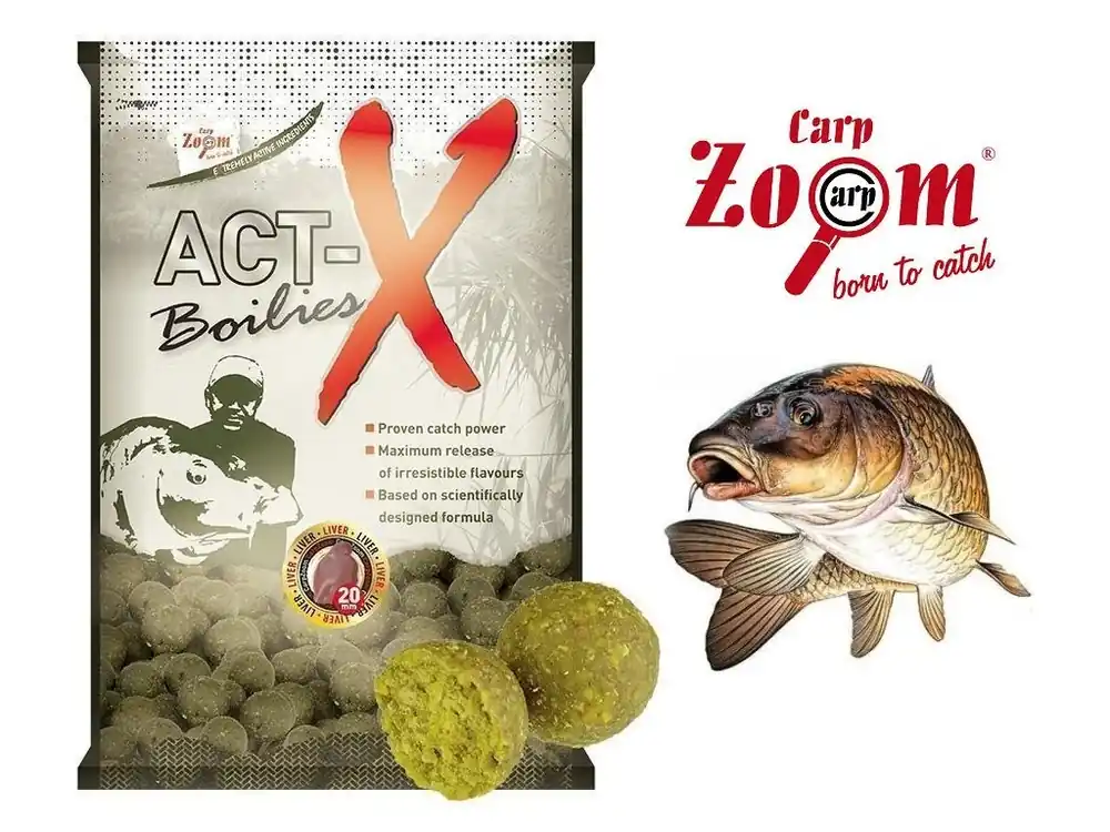 Carp Zoom Act-X boilies 800 g/20 mm Aktuální