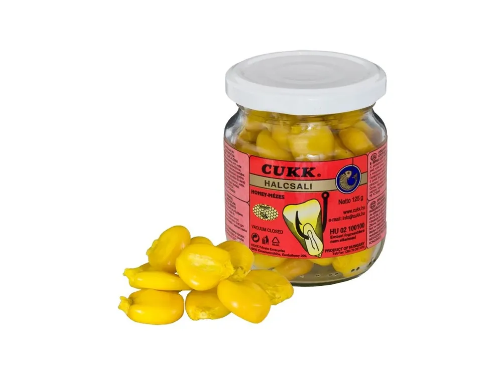 Horká Nabídka Cukk Halcsali Mega nakládaná kukuřice bez nálevu 125 g
