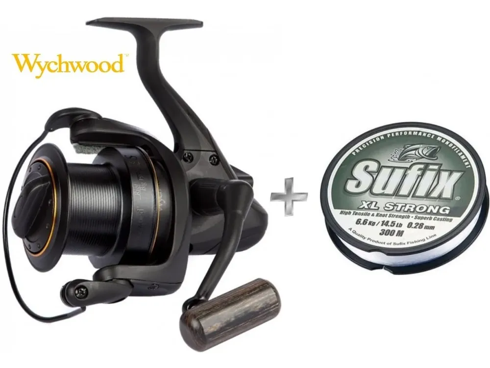 Zlevněný Wychwood naviják Riot Big Pit 65S Reel + vlasec