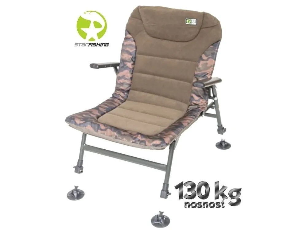 Starfishing křeslo Mini Deluxe Fleece Camo Jen Po Omezenou Doba