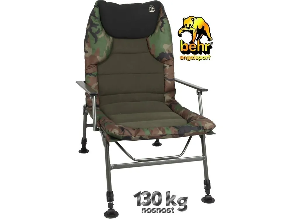 Rychlé Dodání Rybářské křeslo Behr Trendex Camou