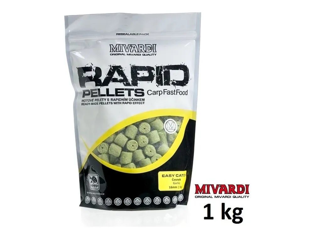 Autentický Mivardi pelety Rapid Easy Catch Česnek 1 kg