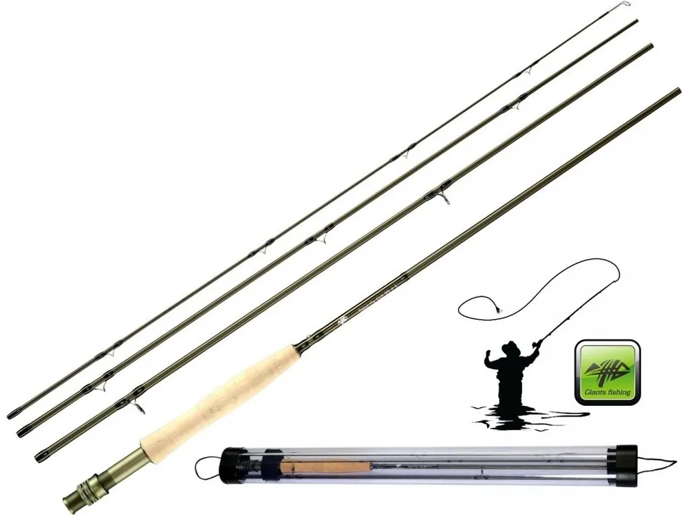 Tovární Cena Giants Fishing muškařský prut Trout Fly CLX 9ft/ 5 + tubus