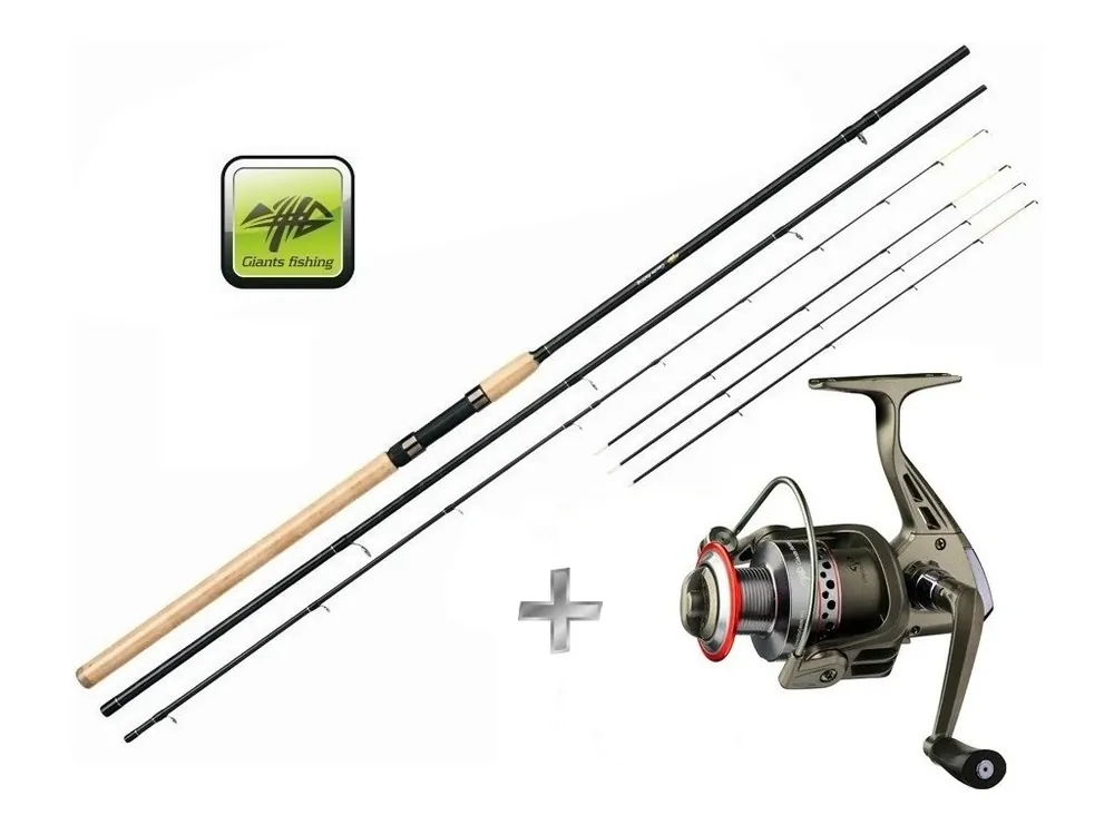 Giants Fishing prut Fluent Feeder XT 11ft Medium + naviják Top Prodej