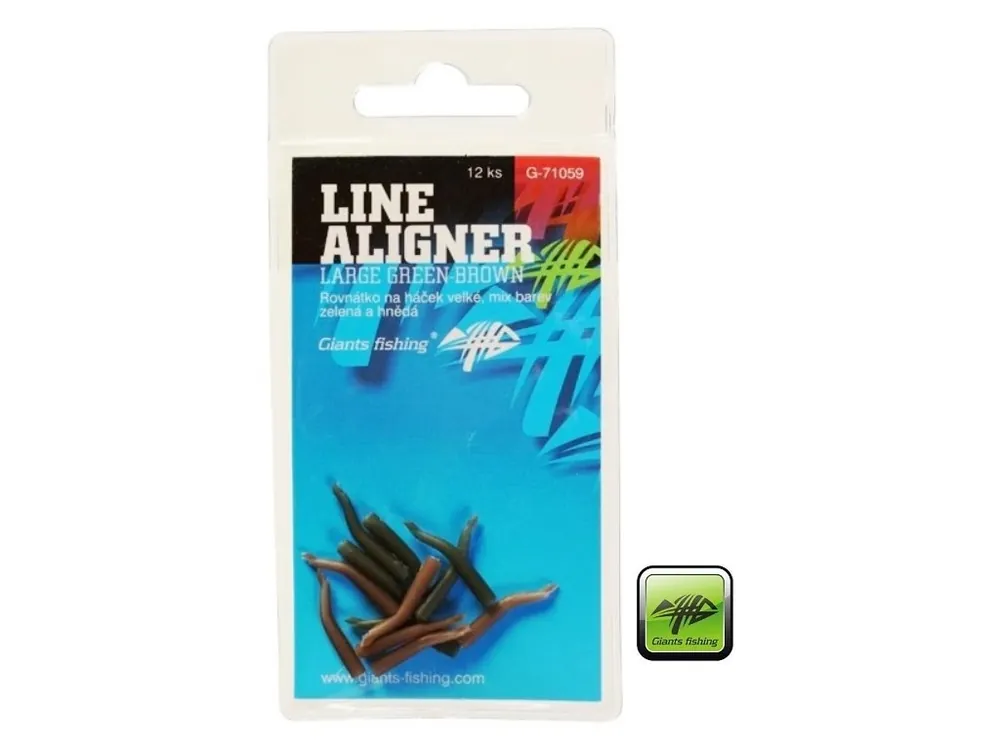 Nakupujte Hned Giants Fishing rovnátka na háček Line Aligner Large Green Brown 12 pc
