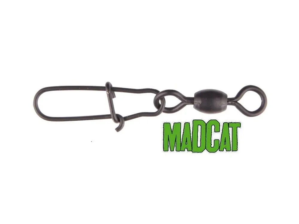 Akce Obratlík s karabinou pevnostní MAD CAT Power Swivels + Snap 140kg