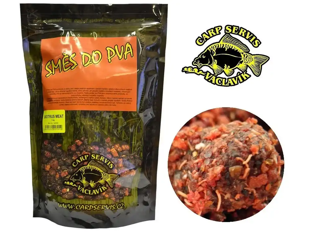Aktuální Carp Servis Václavík směs do PVA Biotrus Sweet 1 kg