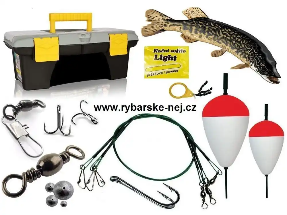 Rybářské potřeby - sada pro rybáře na dravé ryby Nakupujte Hned