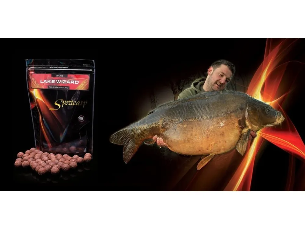 Sportcarp boilies Lake Wizard Squid 1 kg Oblíbený
