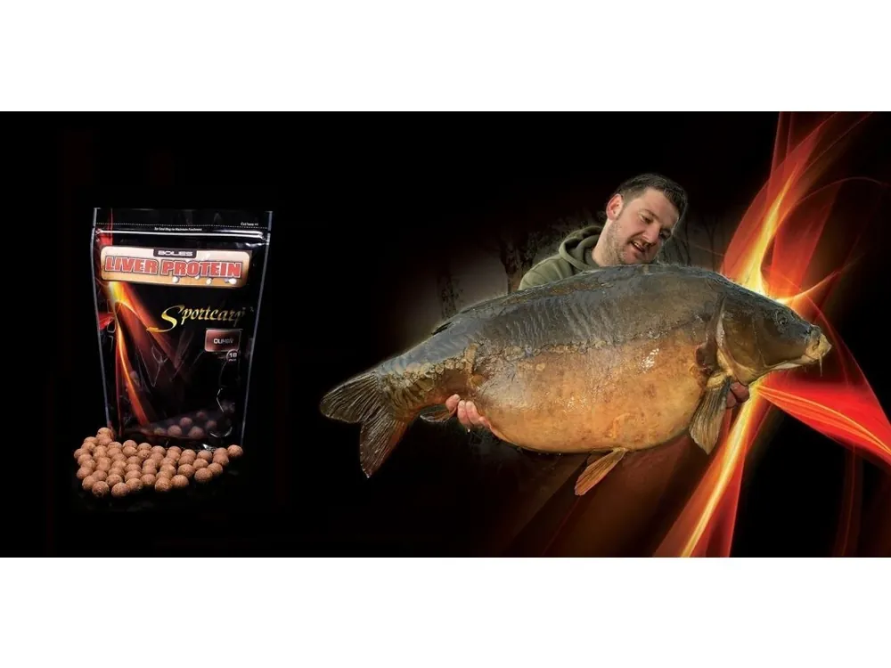 Sportcarp boilies Liver Protein Squid 1 kg Cenová Bomba