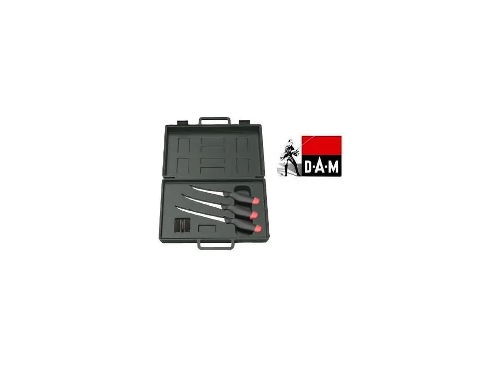 Ověřený DAM Fillet Knife Kit 4 PCS filetovací sada