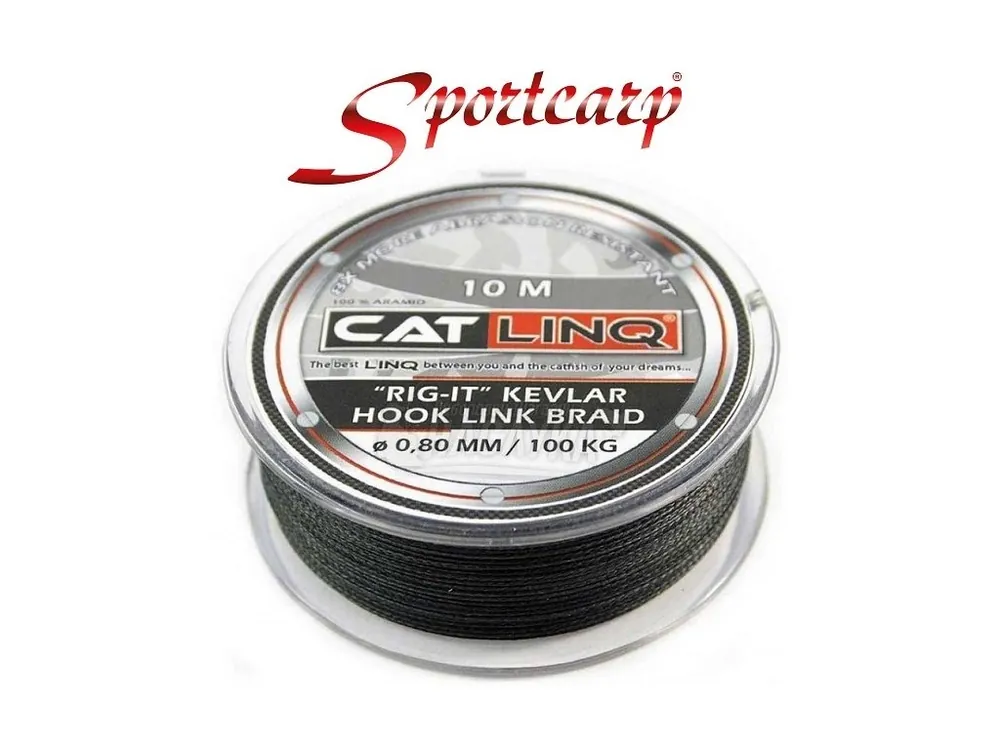 Sportcarp návazcová šňůra Rig-It Kevlar Hooklink Braid 10 m Zlevněný