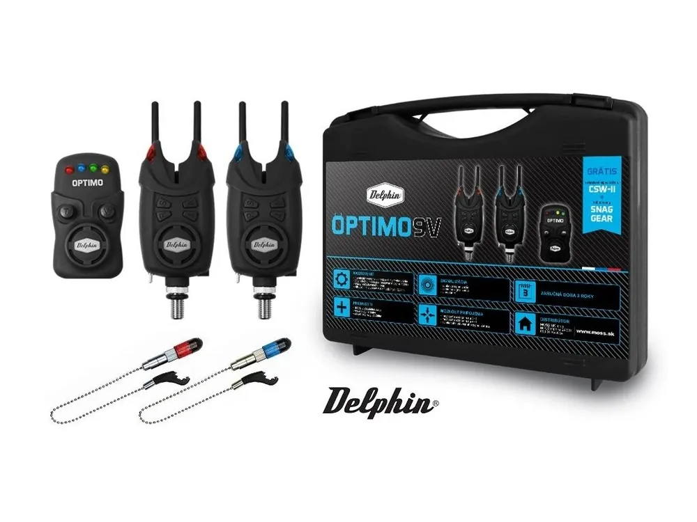 Kup Teď Delphin Optimo 9V + CSWII + Snag 2+1 sada signalizátorů