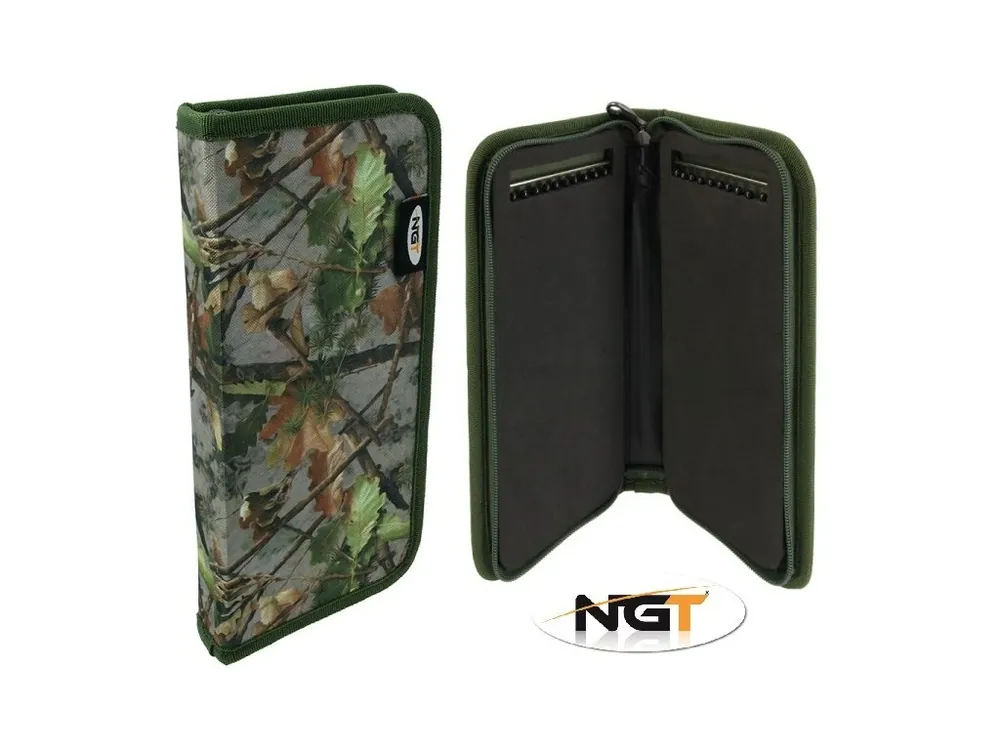 NGT penál na návazce Stiff Rig Wallet Camo Nakupujte Hned