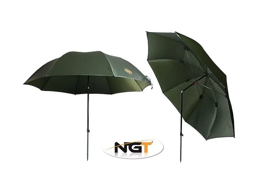Časově Omezené NGT deštník Green Brolly 2,20 m