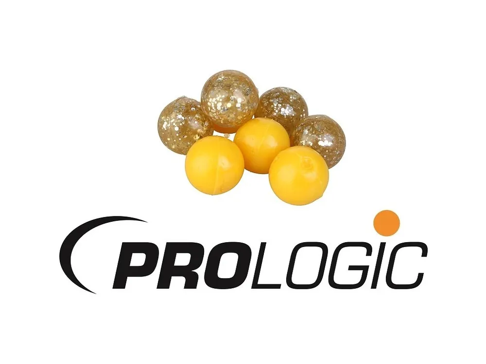 Must-Have Umělé plovoucí boilies Prologic ArtBait Boilie Yellow & Ghost Glitter 14 mm