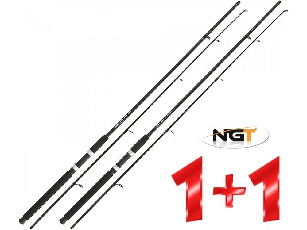 Levný NGT prut Carp Stalker Black Rod 2pc 8 ft/2 lb - AKCE 1+1