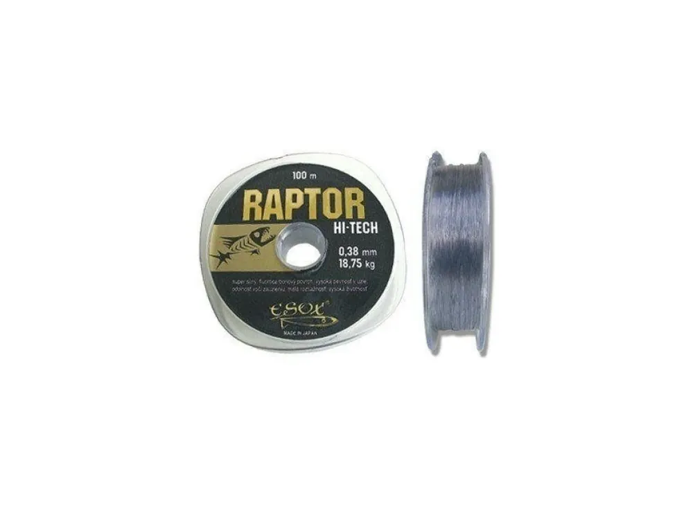 Rybářský vlasec ESOX Raptor Hi-Tech 100 - 1000 m Originální