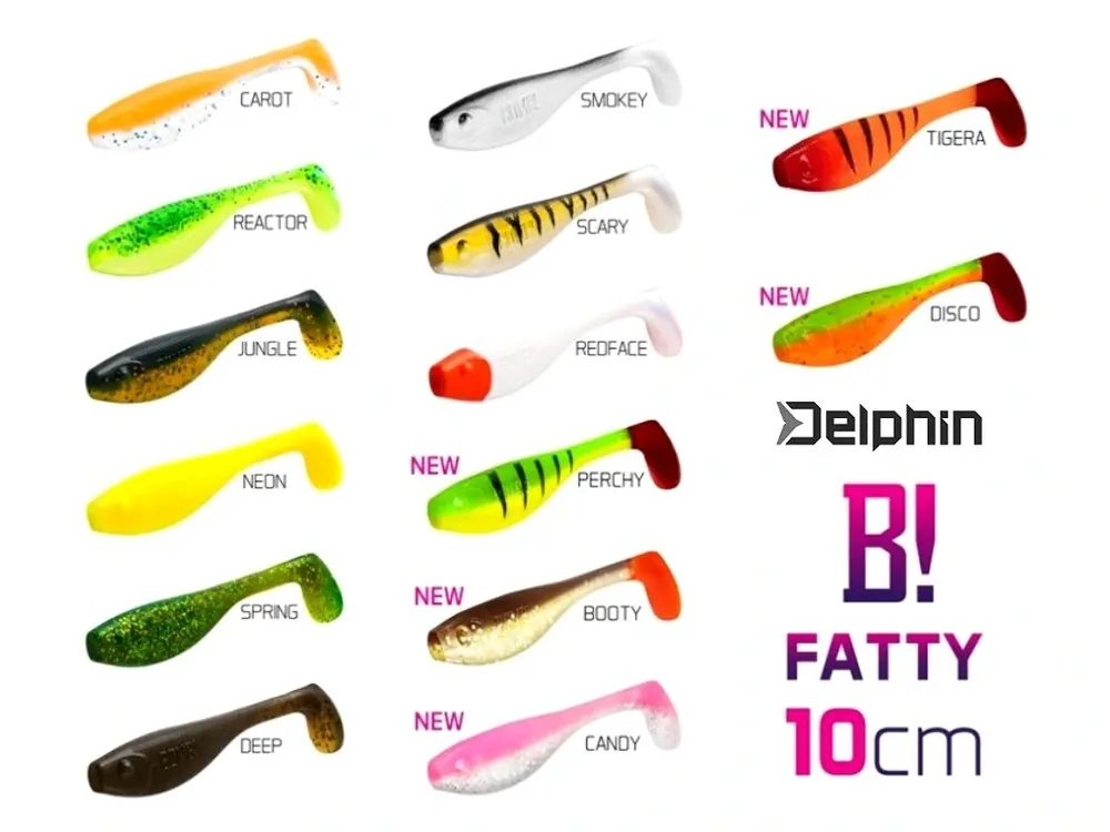 Akce Delphin umělá nástraha BOMB! Fatty 10 cm