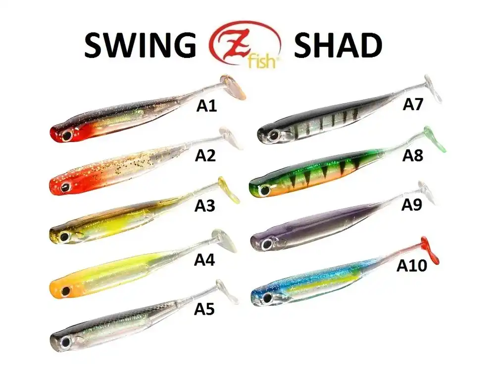 Novinka Zfish Swing Shad 7,5 cm - 5 ks