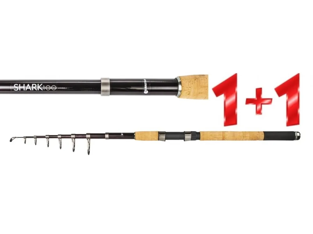 Prut Albastar Shark Tele 3,30 m/50-100 g - AKCE 1+1 Výprodej