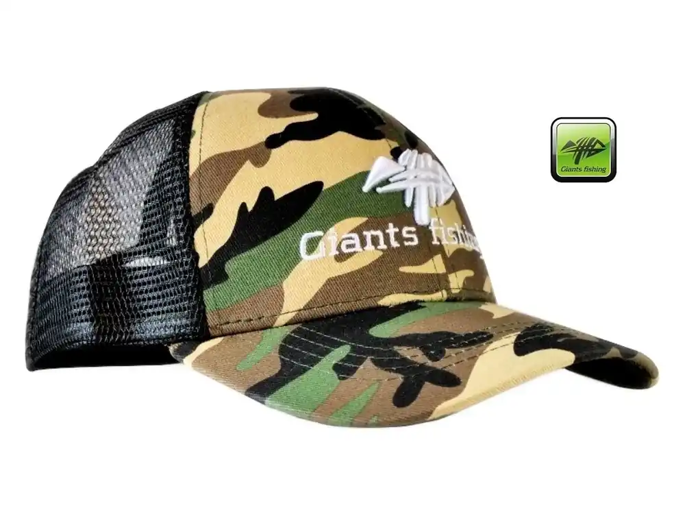 Dokud Zásoby Vydrží Giants Fishing kšiltovka Cap Trucker Camo WL