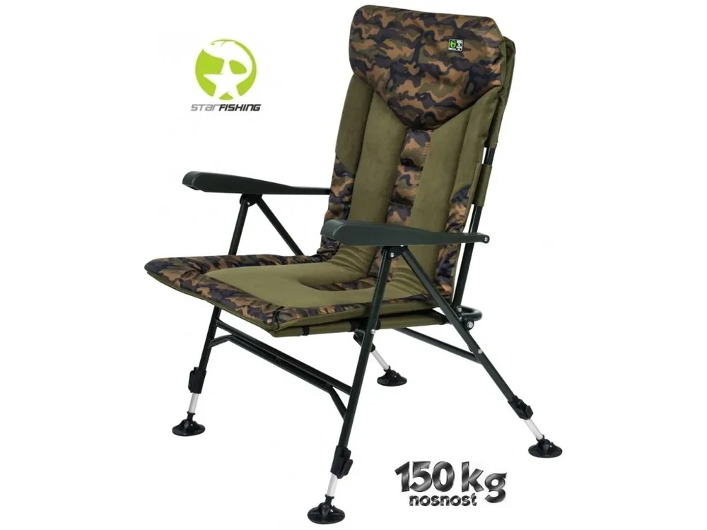 Levný Starfishing křeslo Repus Recliner XL Camo