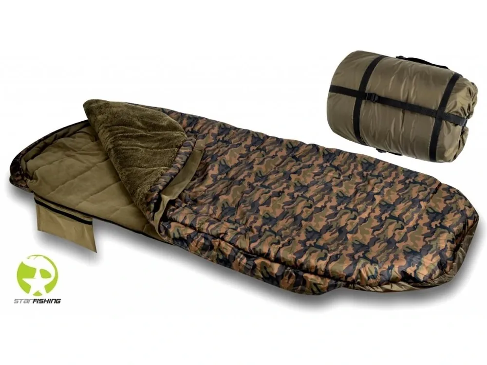 Vysoce Kvalitní Starfishing spací pytel Repus 365 Sherpa Fleece Camo