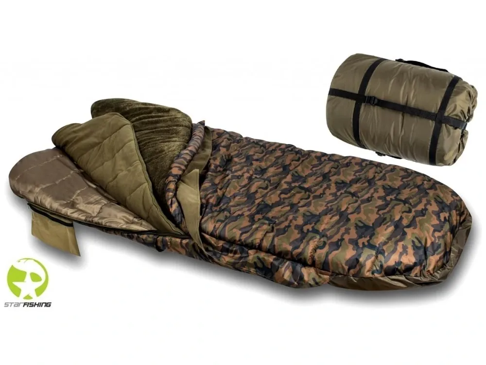Starfishing spací pytel Repus PRO 365 2v1 Fleece Camo Ověřený