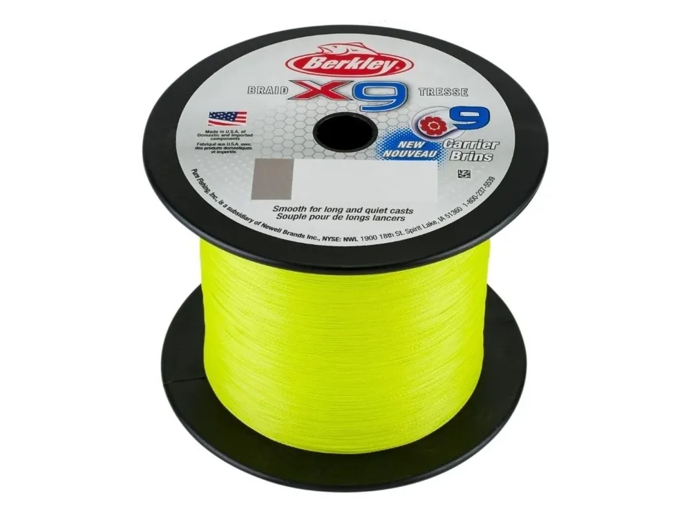 Berkley X9 Braid Fluro Green pletená šňůra 1 m Jen Po Omezenou Doba