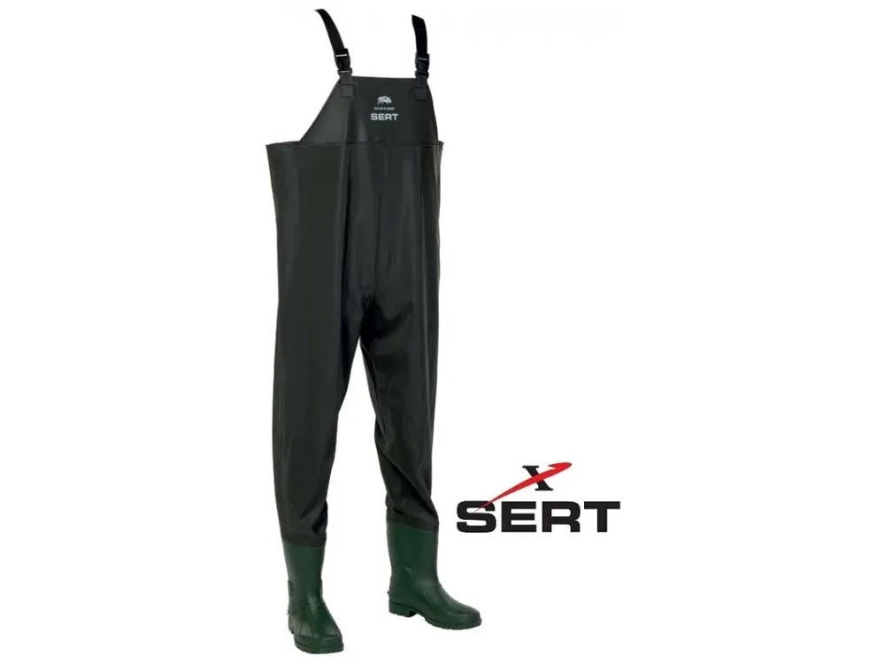 Sert prsačky Waders PVC Akční Cena