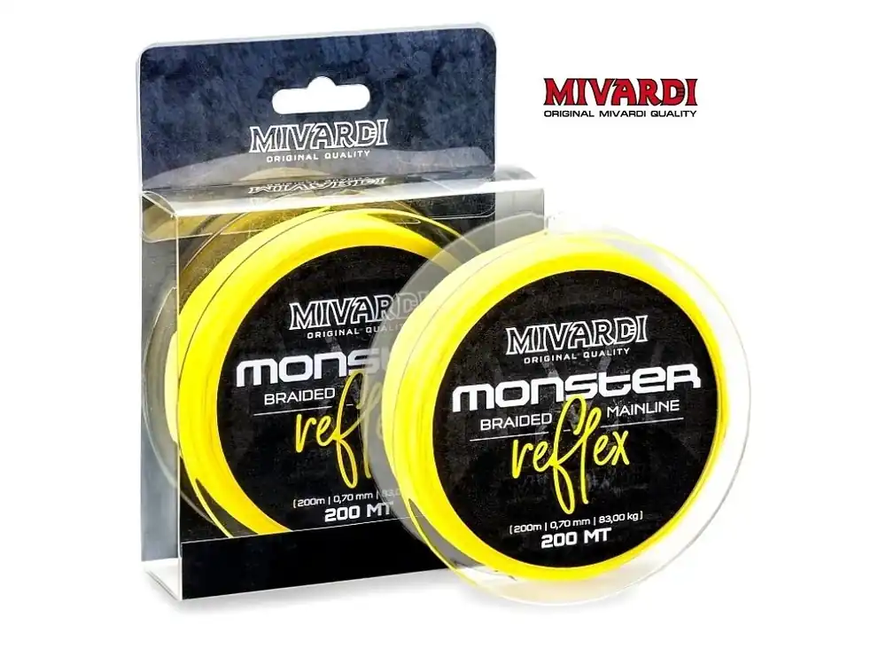Mivardi šňůra Monster Reflex Braid 200 m Bezpečná Platba