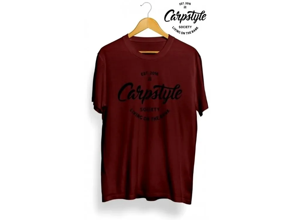Vrácení Zdarma Tričko Carpstyle T-Shirt 2018 Burgundy