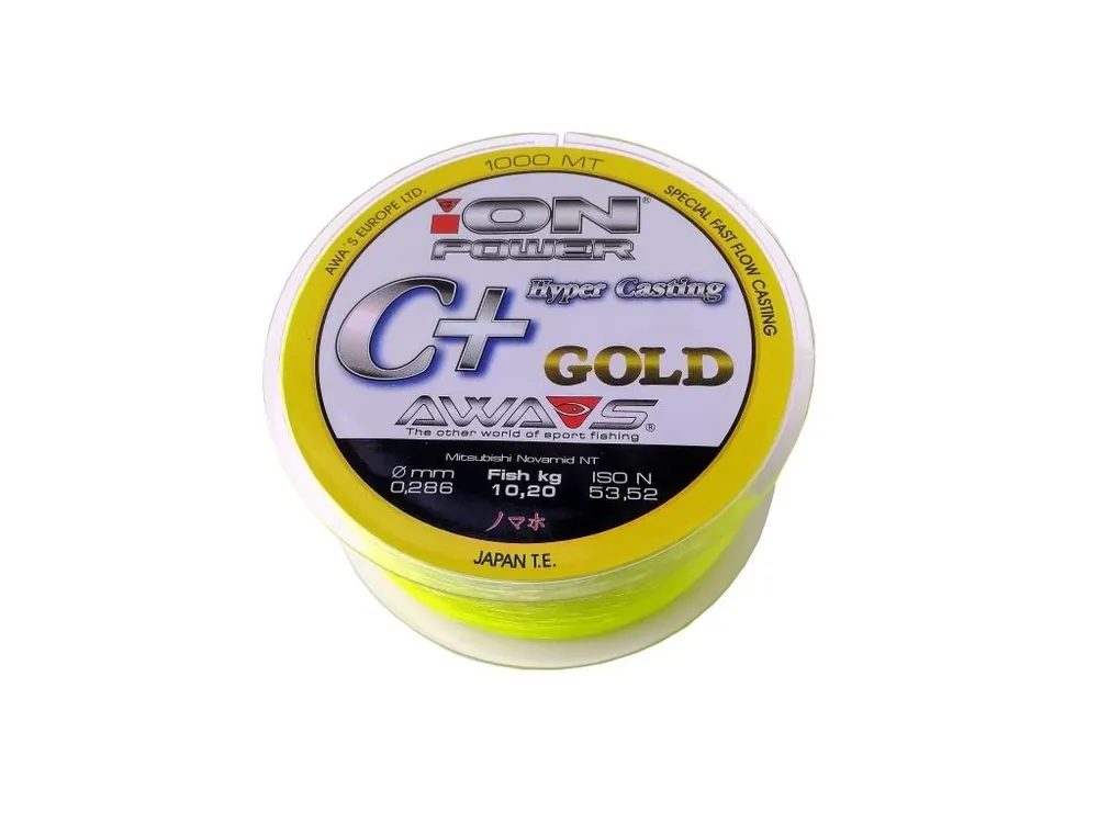 Cenová Bomba Vlasec Awa-Shima ION POWER C+Hyper Casting Gold 1000 m