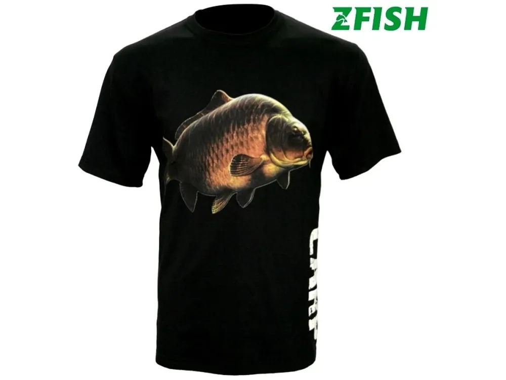 Zfish tričko Carp T-Shirt Black Sleva