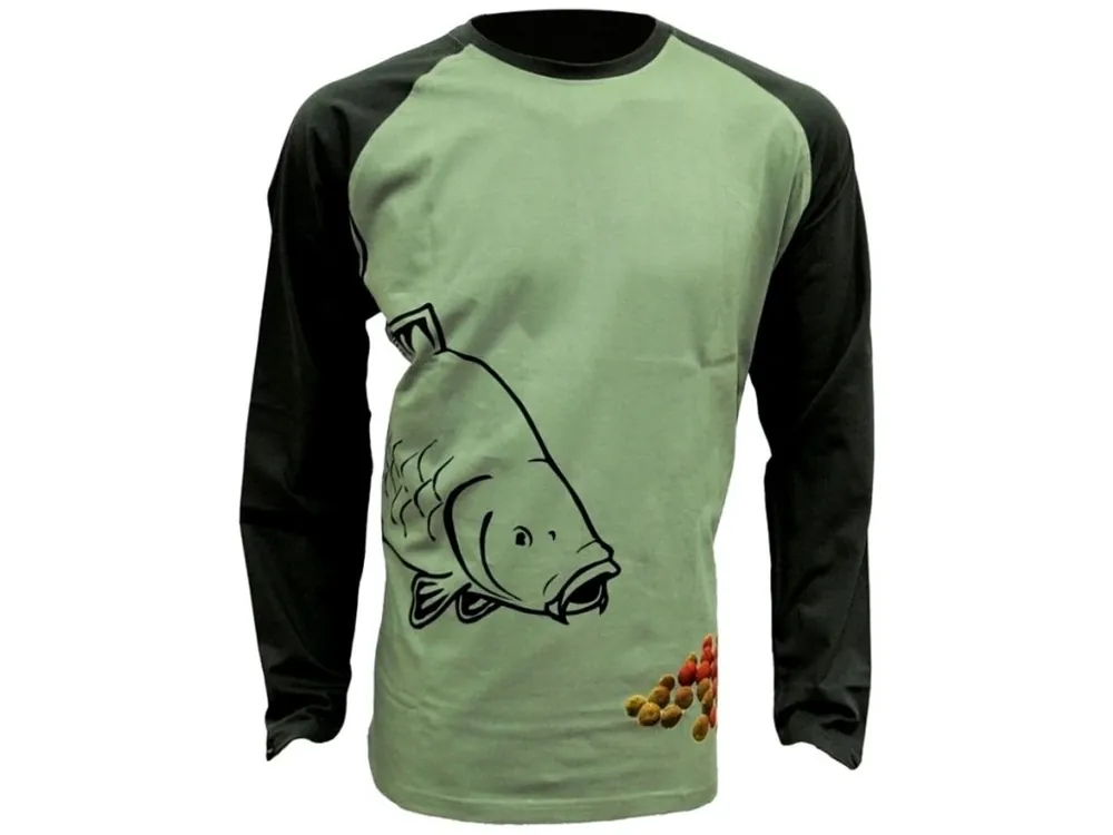 Zfish tričko Boilie T-Shirt Long Sleeve Aktuální