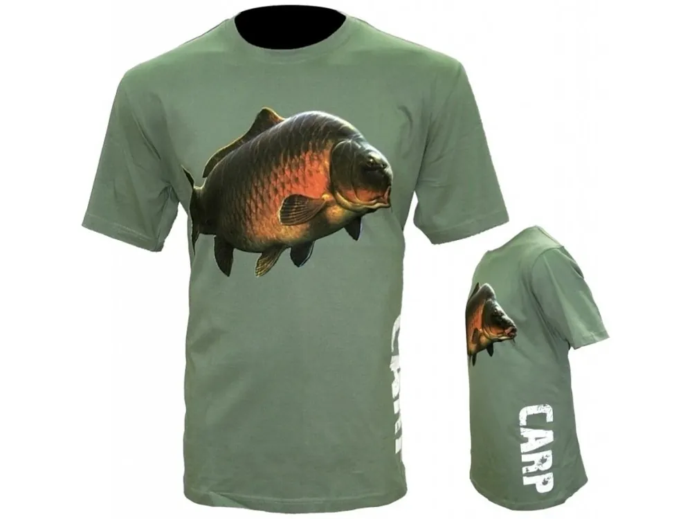 Cenově Výhodný Zfish tričko Carp T-Shirt Olive Green