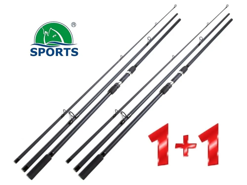 Sports kaprové pruty Black Phantom II 3,6 m/2,50-2,75 lb - AKCE 1+1 Nejprodávanější