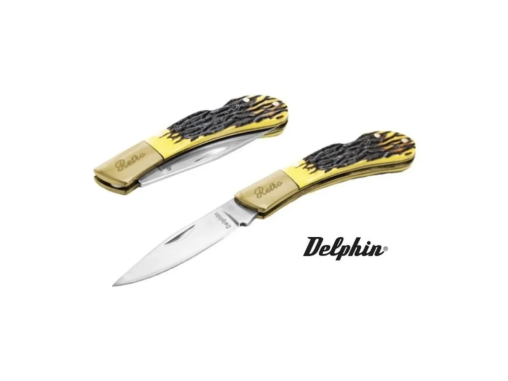 Ověřený Skládací nůž Delphin Retro - čepel 7 cm