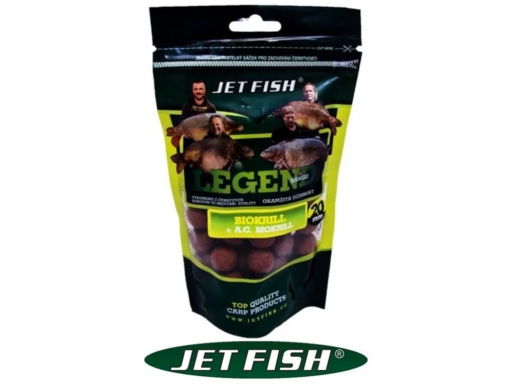 Jet Fish boilies Legend Range Boilie 20 mm/250 g Výprodej