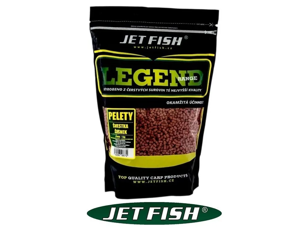 Jet Fish Legend Range pelety 4 mm/1 kg Ihned K Objednání