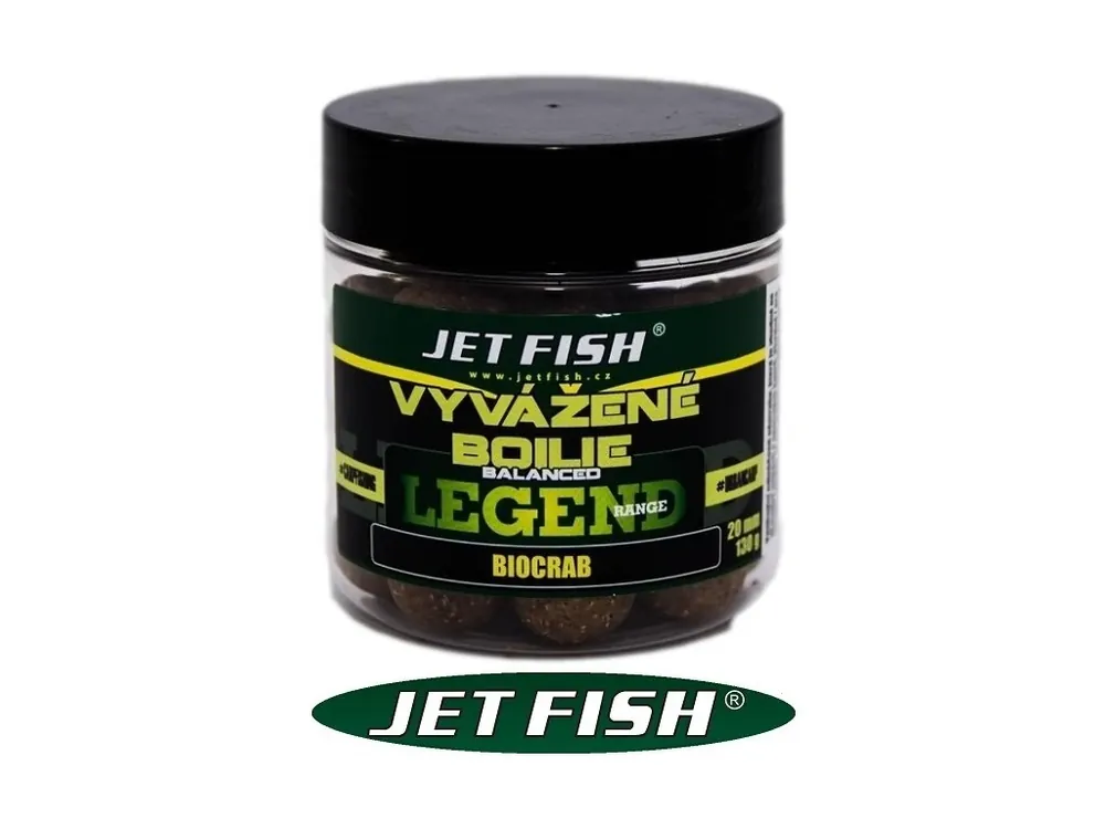 Jet Fish vyvážené boilies Legend Range 20 mm/250 ml Víkendová Akce